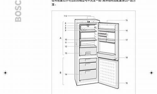 bosch冰箱说明书_bosch冰箱说明书图解